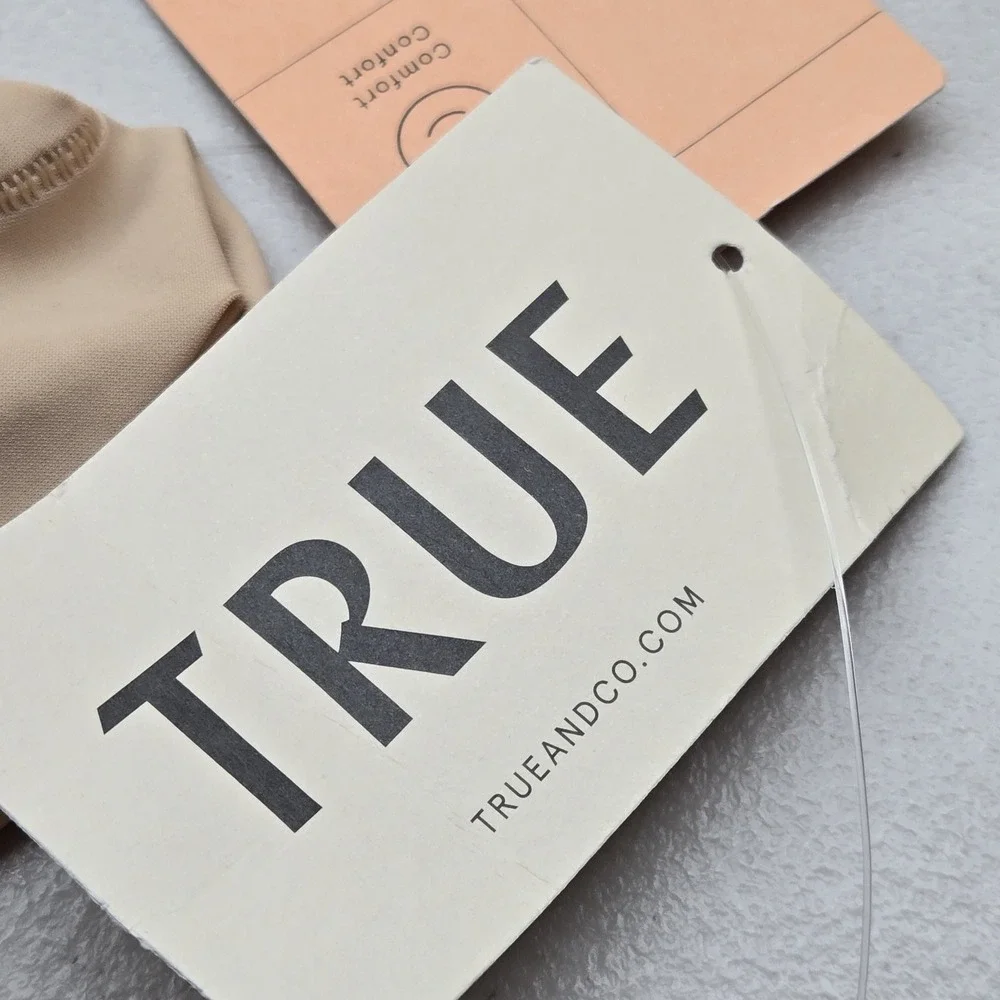 True & Co Women Panties 1X Beige Body Hipster Seamless NWT‎